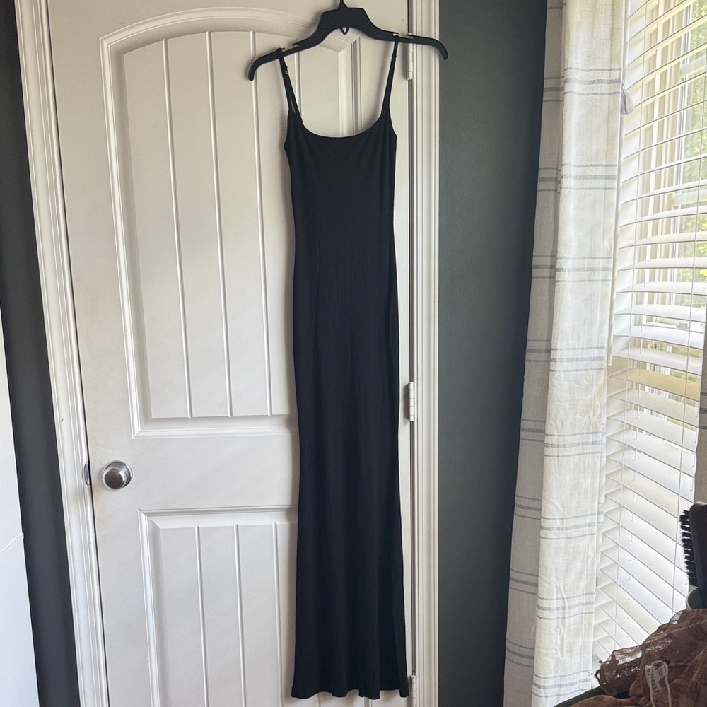 Skims Black Dress